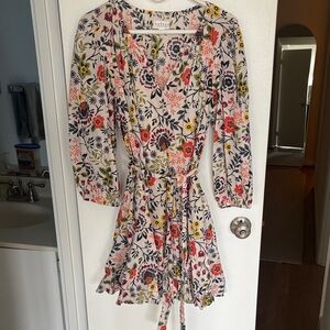 Velvet by Graham & Spencer Multicolor Floral Mini Dress